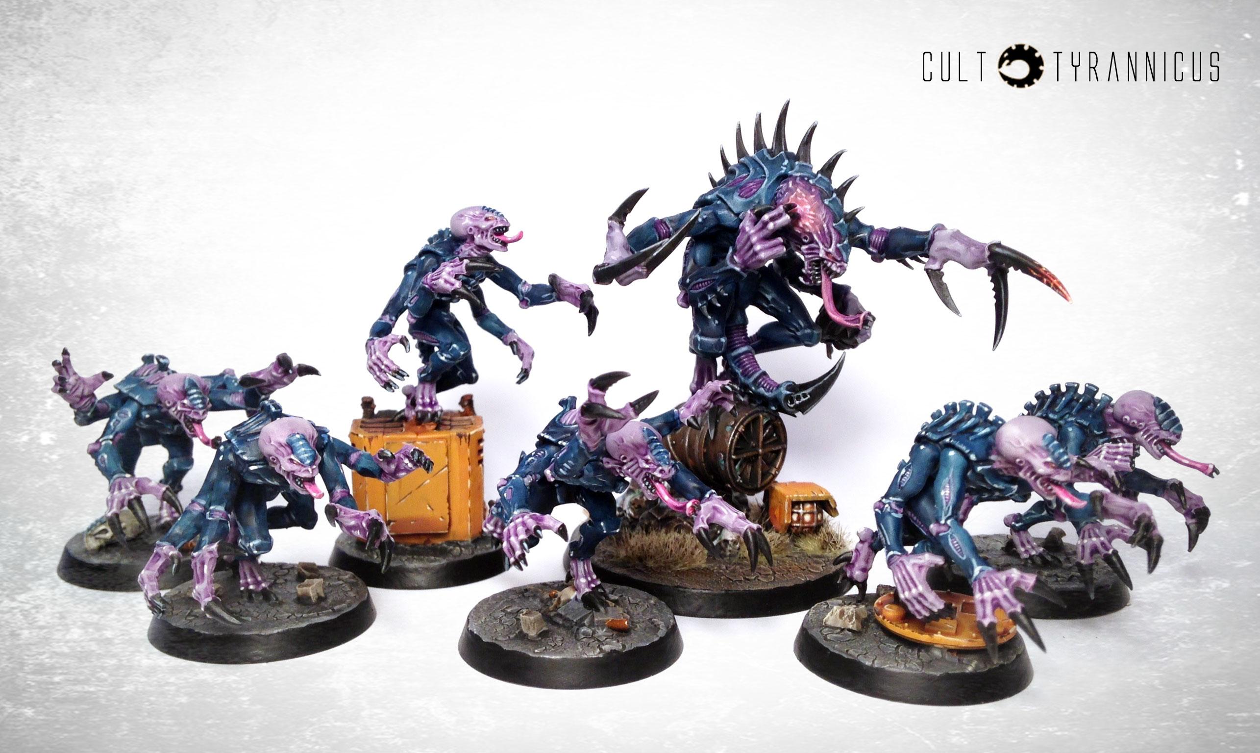 Genestealer Cult Gsc Warhammer 40000 Patriarch And Genestealers